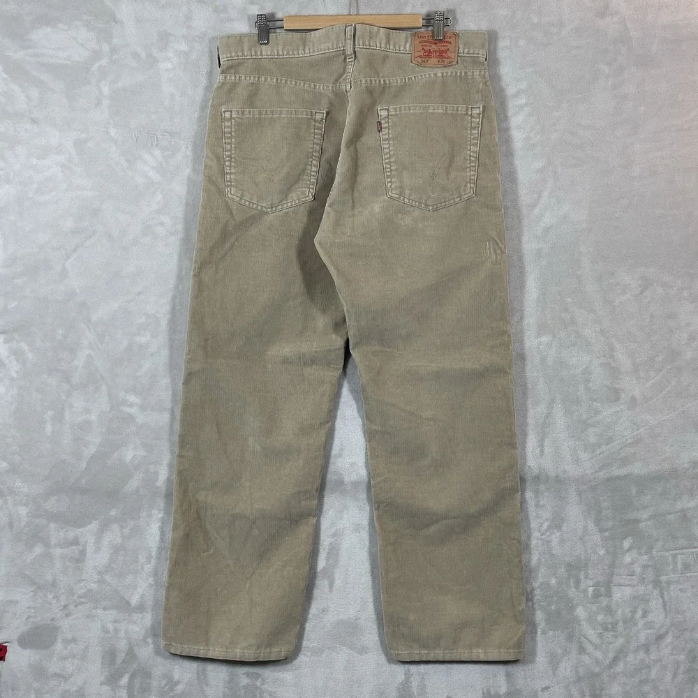 VTG Levis 569 Corduroy Pants Mens 36x32 Baggy Y2K Skater 2000s Loose Straight